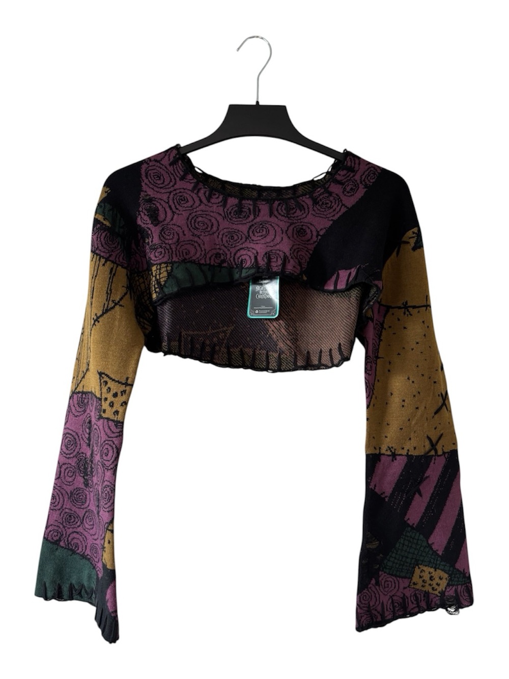 Disney Nightmare Before Christmas Sally Bolero Long-Sleeve Sweater